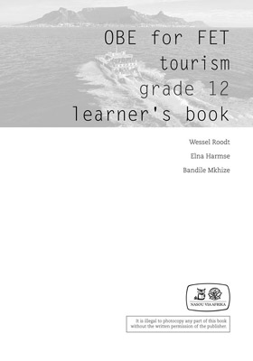 OBE for FET  Tourism Grade 12 Learners Book by 